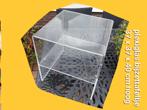 Plexiglas bijzettafeltje ., Minder dan 45 cm, Minder dan 55 cm, Ophalen of Verzenden, Zo goed als nieuw