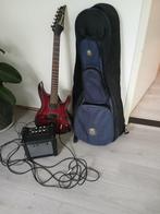 Ibanez S421 elektrische gitaar, met Roland Cube versterker, Ophalen, Gebruikt, Ibanez, Met versterker