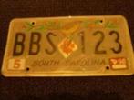 Kentekenplaat licenseplate South Carolina Yellow Bird USA, Verzenden, Gebruikt, Auto's