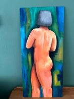 Schilderij uit 2018 44,5 x 96 cm, Antiek en Kunst, Kunst | Schilderijen | Abstract, Ophalen