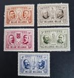 Belgie 1957 - OBP 1014-1018 - Beroemde personen, Postzegels en Munten, Postzegels | Europa | België, Verzenden, Frankeerzegel