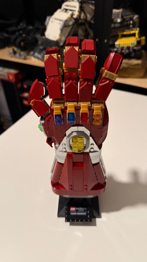 Lego 76223 Nano gauntlet Marvel ZGAN, Ophalen of Verzenden, Zo goed als nieuw, Complete set, Lego