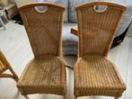 4 rieten stoelen, Ophalen, Riet, Gebruikt, Bruin