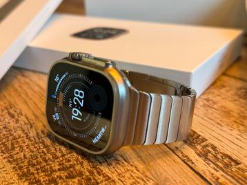 Apple Watch Ultra 2 + RVS orginele schakelband, Apple care! beschikbaar voor biedingen