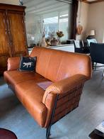 Leren bank (Wezep), Huis en Inrichting, Banken | Sofa's en Chaises Longues, Ophalen, 150 tot 200 cm, Tweepersoons, Zo goed als nieuw