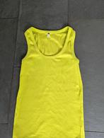 Hema lime rib top. Maat s., Kleding | Dames, Ophalen of Verzenden, Zo goed als nieuw, Groen, Zonder mouw