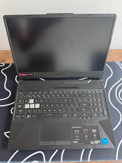ASUS TUF Gaming F15, Computers en Software, Windows Laptops, Gebruikt, 15 inch, SSD, 2 tot 3 Ghz, 16 GB, Qwerty, Met videokaart