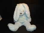 BAMBINO KONIJN FUNNY BUNNY PLUCHE LANGHARIG GRIJSGROEN MET V, Kinderen en Baby's, Speelgoed | Knuffels en Pluche, Ophalen of Verzenden