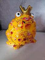 Spaarpot pomme Pidou Kikker geel, Ophalen, Zo goed als nieuw, Steen, Aardewerk of Keramiek, Dier