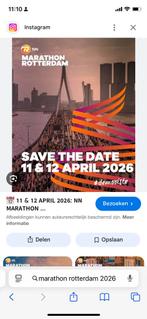 GEZOCHT: Ticket Rotterdam NN Marathon 2026, Tickets en Kaartjes, Eén persoon