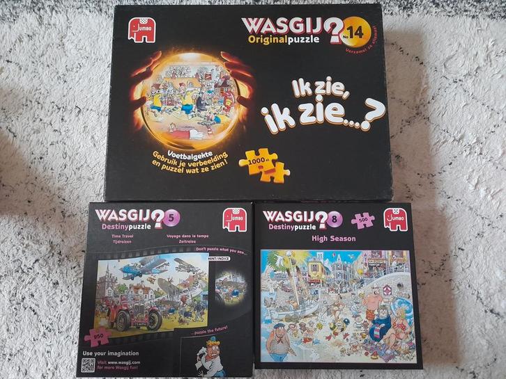 Wasgij Puzzels - Voetbalgekte, Time Travel, High Season, Hobby en Vrije tijd, Denksport en Puzzels, Zo goed als nieuw, Legpuzzel