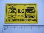 sticker oud BBA BUS autobus 1980 Breda lijn 26 brabant nb, Verzenden, Zo goed als nieuw, Bedrijf of Vereniging