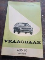 Vraagbaak AUDI 50 vanaf 1974, Auto diversen, Handleidingen en Instructieboekjes, Ophalen of Verzenden