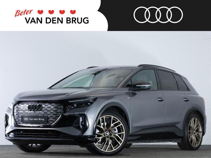 Audi Q4 e-tron S-Line 50 299 PK 77 kWh QUATTRO | LED Matrix, Auto's, Audi, Bedrijf, Te koop, Q4 e-tron, 4x4, ABS, Achteruitrijcamera