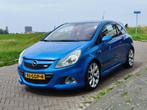 Opel Corsa D OPC NAP, volledig onderhouden!, Auto's, Adaptieve lichten, Blauw, Leder en Stof, Origineel Nederlands
