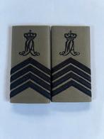 Set rangen Klu gvt Sergeant Majoor KMA, Verzenden, Luchtmacht, Nederland, Embleem of Badge
