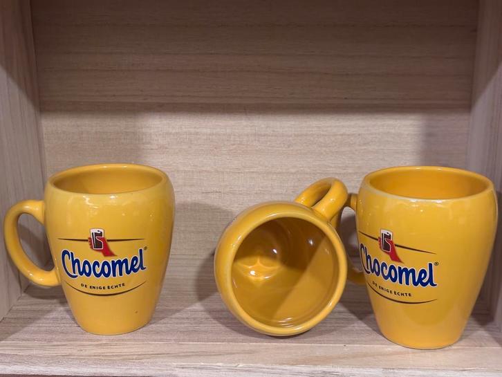 3x Chocomel bekers, gebruikt, Verzamelen, Merken en Reclamevoorwerpen, Gebruikt, Gebruiksvoorwerp, Ophalen of Verzenden