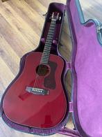 1972 Guild D-25 Cherry USA, Ophalen, Gebruikt, Western- of Steelstringgitaar, Met koffer