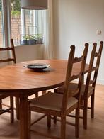 4 Eetkamer stoelen hout, Ophalen, Gebruikt, Overige kleuren, Hout