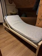 Auping eenpersoons bed verstelbaar rug+voetdeel incl. matras, Huis en Inrichting, Ophalen, 90 cm, Eenpersoons, Wit