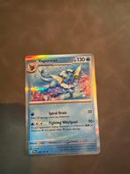 Vaporeon Pokemon Kaart - Foil, Hobby en Vrije tijd, Verzamelkaartspellen | Pokémon, Ophalen of Verzenden, Gebruikt, Losse kaart