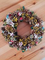 Decoratieve Krans met dennenappels, Ophalen of Verzenden, Zo goed als nieuw