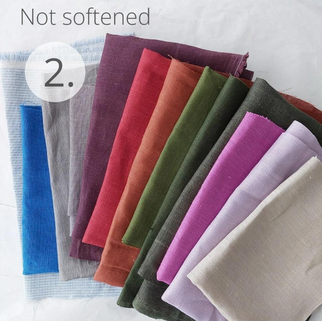 Linnen Stoffen Restjes Bundel – Onverzacht Linnen (500 g), Hobby en Vrije tijd, Stoffen en Lappen, Overige kleuren, Nieuw, Ophalen of Verzenden