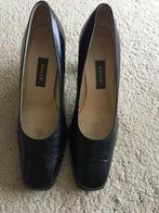 Vintage Bally Suisse zwart leren schoenen met maat 6½, Pumps, Zwart, Ophalen of Verzenden, Gedragen