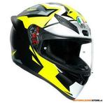 AGV K1 E2205 Replica Integraalhelm, Grijs-Geel-Zwart, Motoren, Ophalen of Verzenden, Nieuw met kaartje