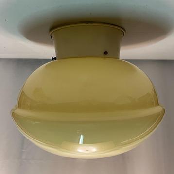 Grote vintage jaren 50 60 plafondlamp Industria Rotterdam beschikbaar voor biedingen