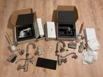 2x WC chroom accessoire set + Hansa kraan afvoer sifon etc, Ophalen of Verzenden, Gebruikt, Chroom, Toilet