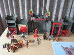 playmobil ridderkasteel 4440 / 5803 & extra's, kasteelkoffer, Kinderen en Baby's, Speelgoed | Playmobil, Complete set, Ophalen of Verzenden