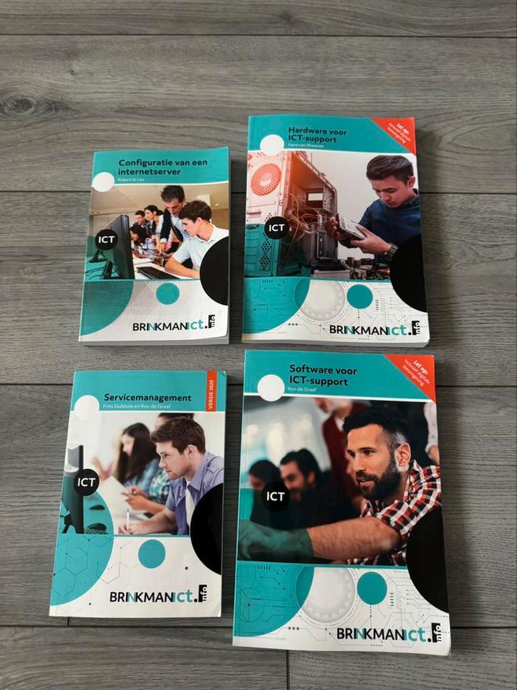 Brinkman ICT Support alle delen!, Boeken, Schoolboeken, Zo goed als nieuw, Overige niveaus, Ophalen of Verzenden