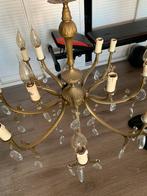 Kroonluchter met 12 lampjes, Huis en Inrichting, Lampen | Kroonluchters, Gebruikt, Metaal, Ophalen