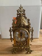 Antieke vergulde pendule, Antiek en Kunst, Antiek | Klokken, Ophalen of Verzenden