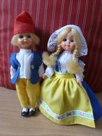 Zweedse pop 2x poppen in traditionele klederdracht Zweden, Verzamelen, Poppen, Ophalen of Verzenden, Zo goed als nieuw, Pop