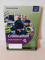 NIEUW!Examenkatern Maatschappijkunde Criminaliteit/ VMBO KGT, Jasper van den Broeke, Nieuw, Ophalen of Verzenden, Nederlands