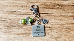 (Sleutel) Hanger Argentijnse dog RVS met beschermengeltje, Hobby en Vrije tijd, Kralen en Sieraden maken, Verzenden, Nieuw, Hanger