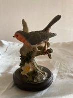Roodborstje handbeschilderd resin gemerkt CBE, Verzamelen, Ophalen of Verzenden, Zo goed als nieuw, Beeldje of Figuurtje
