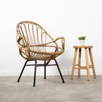 Prachtige rotan stoel, Ophalen, Boho - vintage, Gebruikt, Bruin