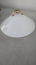 Vintage Melkglazen Lampenkap - Puntgaaf!, Wit, Ophalen of Verzenden, Zo goed als nieuw, Minder dan 25 cm