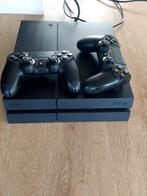Playstation 4 + 2 controllers en 3 spellen, Met games, Met 2 controllers, Ophalen of Verzenden, Zo goed als nieuw