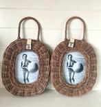 Rivièra Maison Rotan Fotolijsten Set rattan, Ophalen of Verzenden, Gebruikt, Overige materialen, Minder dan 50 cm