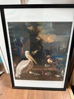 Lijst met Poster: Het Drijvend Veertje, Antiek en Kunst, Kunst | Schilderijen | Klassiek, Ophalen