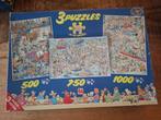 Jan van Haasteren Combidoos 500-750-1000, Ophalen of Verzenden, 500 t/m 1500 stukjes, Zo goed als nieuw