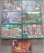 Diverse *** PUZZELS FALCON DE LUXE *** 7 stuks, Ophalen of Verzenden, 500 t/m 1500 stukjes, Zo goed als nieuw, Legpuzzel