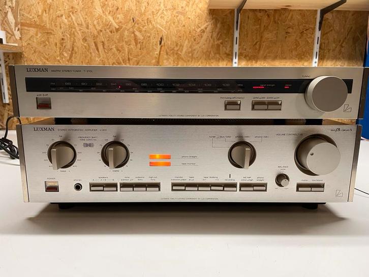 LUXMAN L-410/T-210L audio set met garantie!, Audio, Tv en Foto, Stereo-sets, Gebruikt, Tuner of Radio, Overige merken, Losse componenten