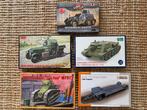5 bouwdozen 1:72, Hobby en Vrije tijd, Modelbouw | Auto's en Voertuigen, Ophalen of Verzenden, 1:50 of kleiner, Tank, Overige merken