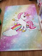 140 x 190 unicorn met vloerkleed kinderkamer decoratie, Nieuw, Ophalen of Verzenden, 150 tot 200 cm, Rechthoekig