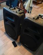 Skytec muziekboxen incl kabels, Muziek en Instrumenten, Versterkers | Keyboard, Monitor en PA, Ophalen, Gebruikt, Minder dan 500 watt